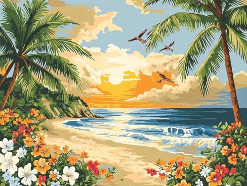 5D DIY Diamond Painting Bilder, Sonnenuntergang Diamond Painting Kits für Erwachsene Anfänger und Kinder, Mosaikherstellung Strass Full Drill Stickerei, Geschenk für Heimdekoration 40x50cm S-503 5D DIY Diamond Painting Bilder, Sonnenuntergang Diamond Painting Kits für Erwachsene Anfänger und Kinder, Mosaikherstellung Strass Full Drill Stickerei, Geschenk für Heimdekoration 40x50cm S-503 von Generic