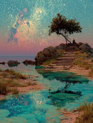 5D DIY Diamond Painting Erwachsene Sternenhimmel, Diamond Painting Set für Anfänger Landschaft, DIY Diamant Malerei Basteln für Erwachsene, 5D Quadrat Diamant Malerei Set, Geschenke 50x70cm 3-3972 5D DIY Diamond Painting Erwachsene Sternenhimmel, Diamond Painting Set für Anfänger Landschaft, DIY Diamant Malerei Basteln für Erwachsene, 5D Quadrat Diamant Malerei Set, Geschenke 50x70cm 3-3972 von Generic