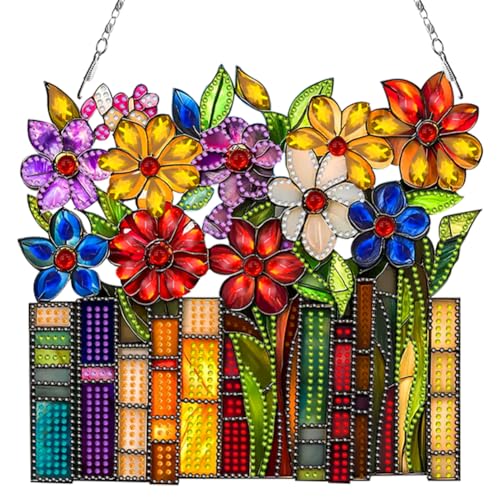 5D DIY Hängendes Diamantkunst-Set Diamond Painting Set Strass-Diamanten Kunst Fensteranhänger Doppelseitiger Druck Einzelbohrung Diamantkunst Anhänger DIY Heimdekoration Hängeanhänger 5D DIY Hängendes Diamantkunst-Set Diamond Painting Set Strass-Diamanten Kunst Fensteranhänger Doppelseitiger Druck Einzelbohrung Diamantkunst Anhänger DIY Heimdekoration Hängeanhänger von Generic
