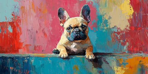 5D DIY Tiere Diamond Painting Groß Set, Hund Diamond Painting Erwachsene Diamant Malerei Kinder Basteln Mädchen Diamond-painting Mosaik Bastelset Erwachsene Home Wand Dekoration Geschenk 40x80cm F58 von Generic