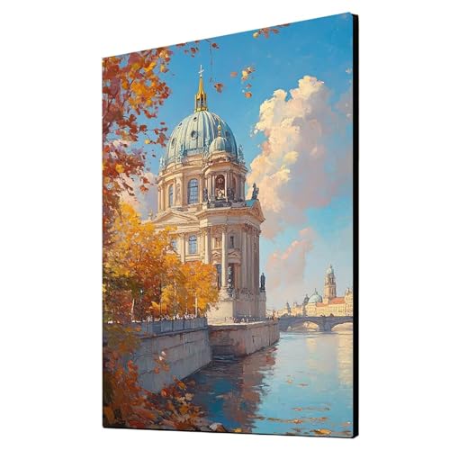 5D Diamond Painting Architektur Vollbohrer Diamant Malen Nach Zahlen Landschaft mit Diamond Painting Zubehör Set, Diamant Cross Stitch Stickerei Bastelset Erwachsene, Deko Wohnzimmer 35x50cm 1ZSH-6913 5D Diamond Painting Architektur Vollbohrer Diamant Malen Nach Zahlen Landschaft mit Diamond Painting Zubehör Set, Diamant Cross Stitch Stickerei Bastelset Erwachsene, Deko Wohnzimmer 35x50cm 1ZSH-6913 von Generic