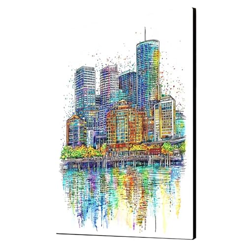 5D Diamond Painting Architektur Vollbohrer Diamant Malen Nach Zahlen Stadt mit Diamond Painting Zubehör Set, Diamant Cross Stitch Stickerei Bastelset Erwachsene für Deko Wohnzimmer 90x120cm 1ZSH-10249 5D Diamond Painting Architektur Vollbohrer Diamant Malen Nach Zahlen Stadt mit Diamond Painting Zubehör Set, Diamant Cross Stitch Stickerei Bastelset Erwachsene für Deko Wohnzimmer 90x120cm 1ZSH-10249 von Generic
