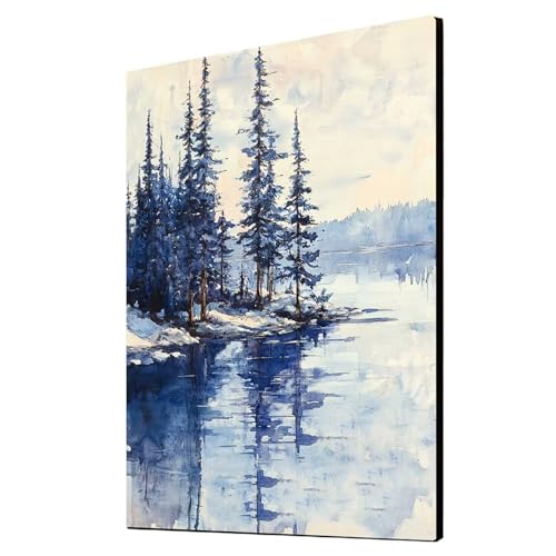 5D Diamond Painting Baum Vollbohrer Diamant Malen Nach Zahlen Landschaft mit Diamond Painting Zubehör Set, Diamant Cross Stitch Stickerei Bastelset Erwachsene für Deko Wohnzimmer 100x135 cm 1ZSH-10180 von Generic