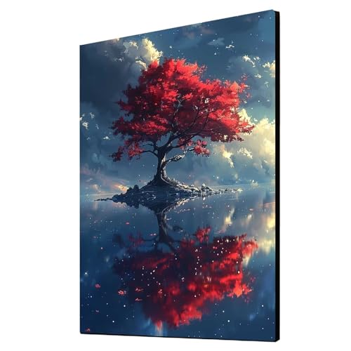 5D Diamond Painting Baum Vollbohrer Diamant Malen Nach Zahlen Landschaft mit Diamond Painting Zubehör Set, Diamant Cross Stitch Stickerei Bastelset Erwachsene für Deko Wohnzimmer 30x40 cm 1ZSH-16972 5D Diamond Painting Baum Vollbohrer Diamant Malen Nach Zahlen Landschaft mit Diamond Painting Zubehör Set, Diamant Cross Stitch Stickerei Bastelset Erwachsene für Deko Wohnzimmer 30x40 cm 1ZSH-16972 von Generic
