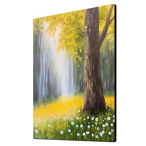 5D Diamond Painting Baum Vollbohrer Diamant Malen Nach Zahlen Landschaft mit Diamond Painting Zubehör Set, Diamant Cross Stitch Stickerei Bastelset Erwachsene für Deko Wohnzimmer 70 x 95 cm 1ZSH-8887 von Generic