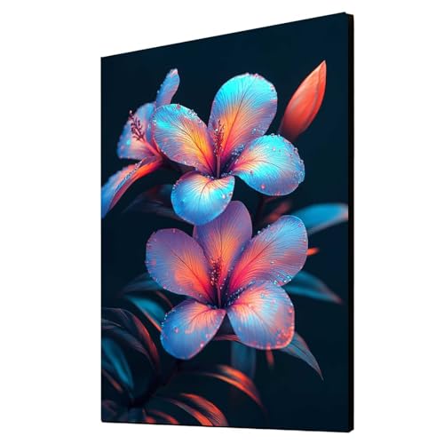 5D Diamond Painting Blume Vollbohrer Diamant Malen Nach Zahlen Pflanzen mit Diamond Painting Zubehör Set, Diamant Cross Stitch Stickerei Bastelset Erwachsene für Deko Wohnzimmer 100x135cm 1ZSH-19060 von Generic
