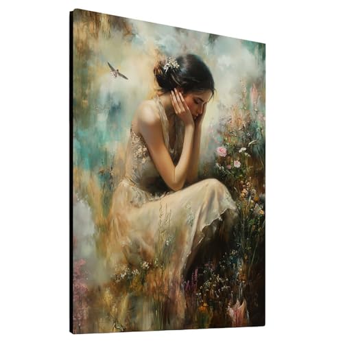 5D Diamond Painting Blume mit Diamond Painting Zubehör Set, Diamant Malen Nach Zahlen Frau, Diamant Cross Stitch Stickerei Bastelset Erwachsene für Deko Wohnzimmer und Geschenke 50 x 70 cm model-11185 von Generic