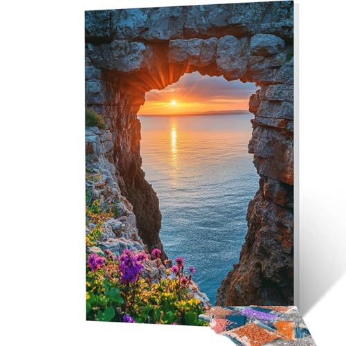 5D Diamond Painting Blume mit Diamond Painting Zubehör Set, Diamant Malen Nach Zahlen Landschaft, Diamant Cross Stitch Stickerei Bastelset Erwachsene für Deko Wohnzimmer, Geschenke 35x50cm model/-7603 5D Diamond Painting Blume mit Diamond Painting Zubehör Set, Diamant Malen Nach Zahlen Landschaft, Diamant Cross Stitch Stickerei Bastelset Erwachsene für Deko Wohnzimmer, Geschenke 35x50cm model/-7603 von Generic