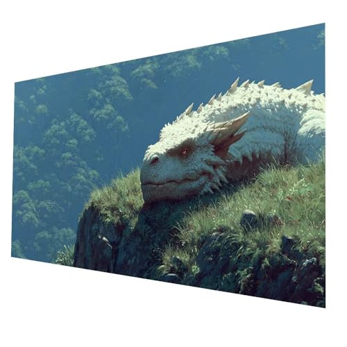 5D Diamond Painting Drachen mit Diamond Painting Zubehör Set 200x100 CM, Diamant Malen Nach Zahlen Landschaft, Diamant Cross Stitch Stickerei Bastelset Erwachsene für Zimmer Deko Geschenke model-7490 5D Diamond Painting Drachen mit Diamond Painting Zubehör Set 200x100 CM, Diamant Malen Nach Zahlen Landschaft, Diamant Cross Stitch Stickerei Bastelset Erwachsene für Zimmer Deko Geschenke model-7490 von Generic