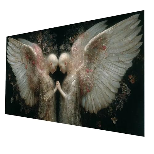 5D Diamond Painting Engel mit Diamond Painting Zubehör Set 80x40 cm, Diamant Malen Nach Zahlen Abstrakt, Diamant Cross Stitch Stickerei Bastelset Erwachsene für Deko Wohnzimmer Geschenke model-7444 5D Diamond Painting Engel mit Diamond Painting Zubehör Set 80x40 cm, Diamant Malen Nach Zahlen Abstrakt, Diamant Cross Stitch Stickerei Bastelset Erwachsene für Deko Wohnzimmer Geschenke model-7444 von Generic