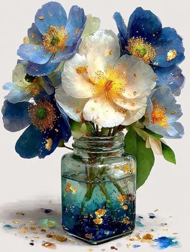 5D Diamond Painting Erwachsene Blumen Diamond Painting Landschaft, Basteln Erwachsene Diamant Malerei Eckige Steine Kreativ Set, Stickerei Kreuzstich Bastelset, Geschenke, Deko 60 x 80 cm -TL276E 5D Diamond Painting Erwachsene Blumen Diamond Painting Landschaft, Basteln Erwachsene Diamant Malerei Eckige Steine Kreativ Set, Stickerei Kreuzstich Bastelset, Geschenke, Deko 60 x 80 cm -TL276E von Generic