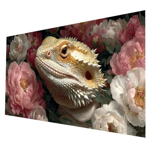 5D Diamond Painting Erwachsene Eidechse, Blume Diamant Painting Bilder, DIY Full Drill Mosaikherstellung Cross Stitch Bastelset Erwachsene, Geschenke für Frauen Deko Wohnzimmer 30 x 60 CM model-7254 5D Diamond Painting Erwachsene Eidechse, Blume Diamant Painting Bilder, DIY Full Drill Mosaikherstellung Cross Stitch Bastelset Erwachsene, Geschenke für Frauen Deko Wohnzimmer 30 x 60 CM model-7254 von Generic
