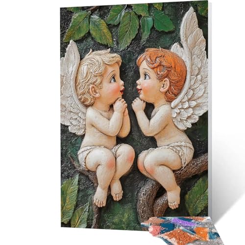 5D Diamond Painting Erwachsene Engel, Baum Diamant Painting Bilder, DIY Full Drill Mosaikherstellung Cross Stitch Bastelset Erwachsene, Geschenke für Frauen, Dekor Wohnzimmer, 40x55cm model/-6364 5D Diamond Painting Erwachsene Engel, Baum Diamant Painting Bilder, DIY Full Drill Mosaikherstellung Cross Stitch Bastelset Erwachsene, Geschenke für Frauen, Dekor Wohnzimmer, 40x55cm model/-6364 von Generic