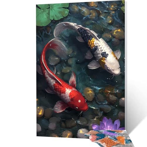 5D Diamond Painting Erwachsene Fisch, Tier Diamant Painting Bilder, DIY Full Drill Mosaikherstellung Cross Stitch Bastelset Erwachsene, Geschenke für Frauen, Dekor Wohnzimmer, 40 x 55 cm model/-6424 5D Diamond Painting Erwachsene Fisch, Tier Diamant Painting Bilder, DIY Full Drill Mosaikherstellung Cross Stitch Bastelset Erwachsene, Geschenke für Frauen, Dekor Wohnzimmer, 40 x 55 cm model/-6424 von Generic