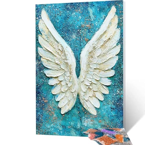 5D Diamond Painting Erwachsene Flügel, Engelsflügel Diamant Painting Bilder, DIY Full Drill Mosaikherstellung Cross Stitch Bastelset Erwachsene, Geschenke, Dekor Wohnzimmer, 30x40 cm model/-6192 5D Diamond Painting Erwachsene Flügel, Engelsflügel Diamant Painting Bilder, DIY Full Drill Mosaikherstellung Cross Stitch Bastelset Erwachsene, Geschenke, Dekor Wohnzimmer, 30x40 cm model/-6192 von Generic