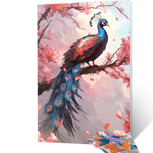 5D Diamond Painting Erwachsene Pfau, Baum Diamant Painting Bilder, DIY Full Drill Mosaikherstellung Cross Stitch Bastelset Erwachsene, Geschenke für Frauen, Dekor Wohnzimmer, 40 x 55 cm model/-5624 5D Diamond Painting Erwachsene Pfau, Baum Diamant Painting Bilder, DIY Full Drill Mosaikherstellung Cross Stitch Bastelset Erwachsene, Geschenke für Frauen, Dekor Wohnzimmer, 40 x 55 cm model/-5624 von Generic