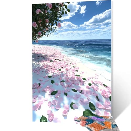 5D Diamond Painting Erwachsene Strand, Blütenblatt Diamant Painting Bilder, DIY Full Drill Mosaikherstellung Cross Stitch Bastelset Erwachsene, Geschenke, Dekor Wohnzimmer, 30x40 cm model/-6052 5D Diamond Painting Erwachsene Strand, Blütenblatt Diamant Painting Bilder, DIY Full Drill Mosaikherstellung Cross Stitch Bastelset Erwachsene, Geschenke, Dekor Wohnzimmer, 30x40 cm model/-6052 von Generic