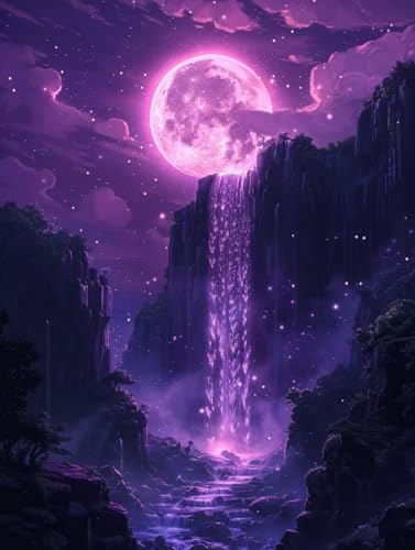 5D Diamond Painting Fallen Diamant Painting Bilder Landschaft Diamond Art, DIY Crystal Art Bastelset Erwachsene Anfänger, Diamant Kunst Strass Bilder Malerei für Wand Deko (25 * 35cm) -KF2506FU von Generic