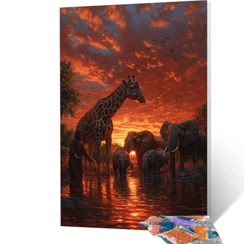5D Diamond Painting Giraffe mit Diamond Painting Zubehör Set, Diamant Malen Nach Zahlen Tier, Diamant Cross Stitch Stickerei Bastelset Erwachsene für Deko Wohnzimmer und Geschenke 90x120cm model/-8109 5D Diamond Painting Giraffe mit Diamond Painting Zubehör Set, Diamant Malen Nach Zahlen Tier, Diamant Cross Stitch Stickerei Bastelset Erwachsene für Deko Wohnzimmer und Geschenke 90x120cm model/-8109 von Generic