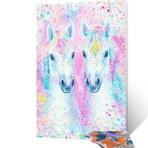 5D Diamond Painting Horse mit Diamond Painting Zubehör Set, Diamant Malen Nach Zahlen Tier, Diamant Cross Stitch Stickerei Bastelset Erwachsene für Deko Wohnzimmer und Geschenke 35x50 cm model/-6313 5D Diamond Painting Horse mit Diamond Painting Zubehör Set, Diamant Malen Nach Zahlen Tier, Diamant Cross Stitch Stickerei Bastelset Erwachsene für Deko Wohnzimmer und Geschenke 35x50 cm model/-6313 von Generic