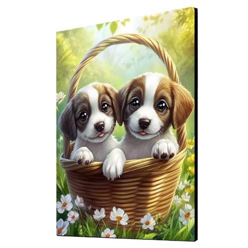 5D Diamond Painting Hund Vollbohrer Diamant Malen Nach Zahlen Blume mit Diamond Painting Zubehör Set, Diamant Cross Stitch Stickerei Bastelset Erwachsene für Deko Wohnzimmer 50x70cm 1ZSH- 20785 5D Diamond Painting Hund Vollbohrer Diamant Malen Nach Zahlen Blume mit Diamond Painting Zubehör Set, Diamant Cross Stitch Stickerei Bastelset Erwachsene für Deko Wohnzimmer 50x70cm 1ZSH- 20785 von Generic