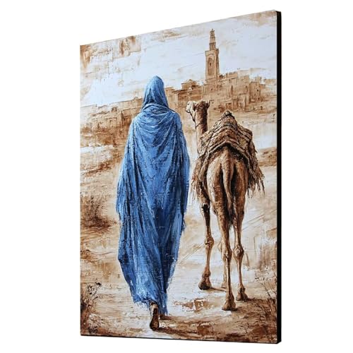 5D Diamond Painting Kamel Vollbohrer Diamant Malen Nach Zahlen Stadt mit Diamond Painting Zubehör Set, Diamant Cross Stitch Stickerei Bastelset Erwachsene für Deko Wohnzimmer 30x40 cm 1ZSH-8212 5D Diamond Painting Kamel Vollbohrer Diamant Malen Nach Zahlen Stadt mit Diamond Painting Zubehör Set, Diamant Cross Stitch Stickerei Bastelset Erwachsene für Deko Wohnzimmer 30x40 cm 1ZSH-8212 von Generic