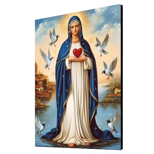 5D Diamond Painting Maria Vollbohrer Diamant Malen Nach Zahlen Tier mit Diamond Painting Zubehör Set, Diamant Cross Stitch Stickerei Bastelset Erwachsene für Deko Wohnzimmer 70x95cm 1ZSH- 16057 von Generic