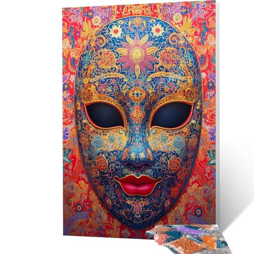 5D Diamond Painting Maske mit Diamond Painting Zubehör Set, Diamant Malen Nach Zahlen Kunst, Diamant Cross Stitch Stickerei Bastelset Erwachsene für Deko Wohnzimmer und Geschenke 35x50 cm model/-6113 5D Diamond Painting Maske mit Diamond Painting Zubehör Set, Diamant Malen Nach Zahlen Kunst, Diamant Cross Stitch Stickerei Bastelset Erwachsene für Deko Wohnzimmer und Geschenke 35x50 cm model/-6113 von Generic