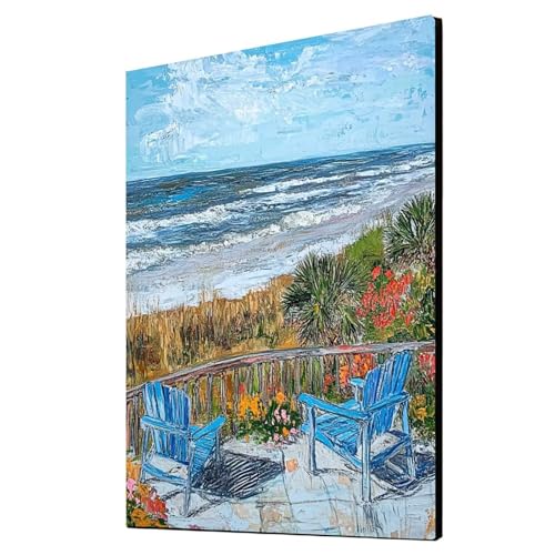 5D Diamond Painting Meerblick Vollbohrer Diamant Malen Nach Zahlen Pflanzen mit Diamond Painting Zubehör Set, Diamant Cross Stitch Stickerei Bastelset Erwachsene für Deko Wohnzimmer 30x40 cm 1ZSH-7072 5D Diamond Painting Meerblick Vollbohrer Diamant Malen Nach Zahlen Pflanzen mit Diamond Painting Zubehör Set, Diamant Cross Stitch Stickerei Bastelset Erwachsene für Deko Wohnzimmer 30x40 cm 1ZSH-7072 von Generic