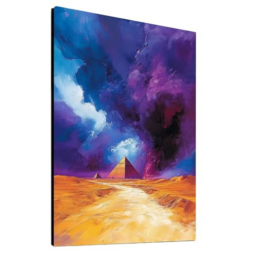 5D Diamond Painting Pyramide mit Diamond Painting Zubehör Set, Diamant Malen Nach Zahlen Wolke, Diamant Cross Stitch Stickerei Bastelset Erwachsene für Deko Wohnzimmer, Geschenke 70x95cm model/-24177 von Generic