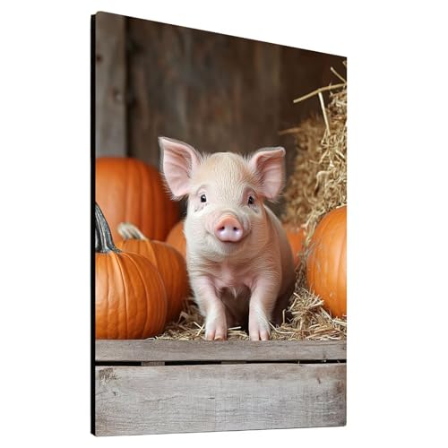 5D Diamond Painting Schwein mit Diamond Painting Zubehör Set, Diamant Malen Nach Zahlen Tier, Diamant Cross Stitch Stickerei Bastelset Erwachsene für Deko Wohnzimmer und Geschenke 35x50cm model/-13423 von Generic