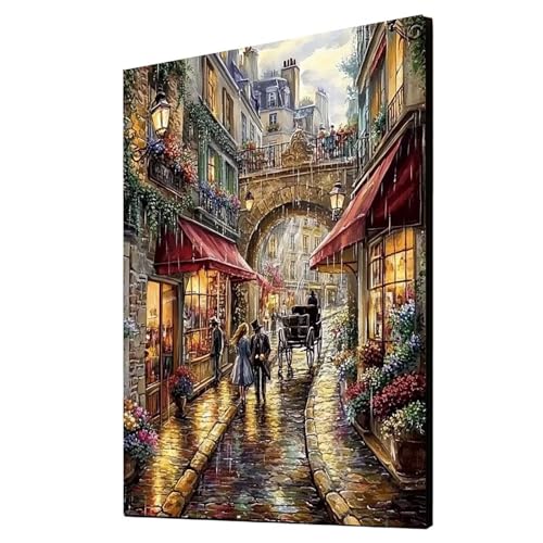 5D Diamond Painting Stadt Vollbohrer Diamant Malen Nach Zahlen Straße mit Diamond Painting Zubehör Set, Diamant Cross Stitch Stickerei Bastelset Erwachsene für Deko Wohnzimmer 100x135 cm 1ZSH-10240 5D Diamond Painting Stadt Vollbohrer Diamant Malen Nach Zahlen Straße mit Diamond Painting Zubehör Set, Diamant Cross Stitch Stickerei Bastelset Erwachsene für Deko Wohnzimmer 100x135 cm 1ZSH-10240 von Generic