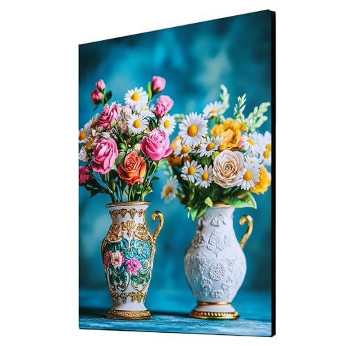 5D Diamond Painting Vase Vollbohrer Diamant Malen Nach Zahlen Blume mit Diamond Painting Zubehör Set, Diamant Cross Stitch Stickerei Bastelset Erwachsene für Deko Wohnzimmer 70x95 cm 1ZSH-16687 5D Diamond Painting Vase Vollbohrer Diamant Malen Nach Zahlen Blume mit Diamond Painting Zubehör Set, Diamant Cross Stitch Stickerei Bastelset Erwachsene für Deko Wohnzimmer 70x95 cm 1ZSH-16687 von Generic