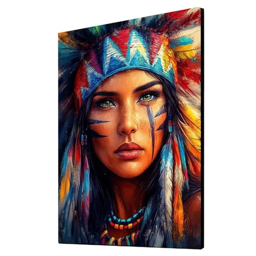 5D Diamond Painting indisch Vollbohrer Diamant Malen Nach Zahlen Frau mit Diamond Painting Zubehör Set, Diamant Cross Stitch Stickerei Bastelset Erwachsene für Deko Wohnzimmer 35 x 50 cm 1ZSH-6643 5D Diamond Painting indisch Vollbohrer Diamant Malen Nach Zahlen Frau mit Diamond Painting Zubehör Set, Diamant Cross Stitch Stickerei Bastelset Erwachsene für Deko Wohnzimmer 35 x 50 cm 1ZSH-6643 von Generic