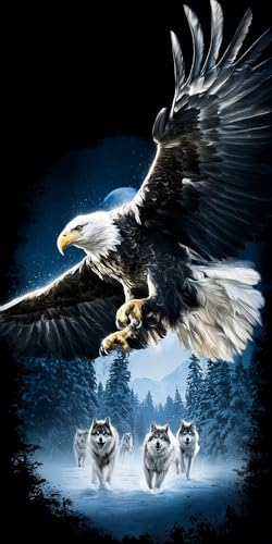 5D Diamond painting Erwachsene Groß xxl 60x120 CM, Bricolage Diamant Painting Bilder Saal Strasssteine Embroidery Kit, Wolf Volldiamant Edelsteine Leinwand Cross Stitch Kit für Zimmer Deko DZSH6546 5D Diamond painting Erwachsene Groß xxl 60x120 CM, Bricolage Diamant Painting Bilder Saal Strasssteine Embroidery Kit, Wolf Volldiamant Edelsteine Leinwand Cross Stitch Kit für Zimmer Deko DZSH6546 von Generic