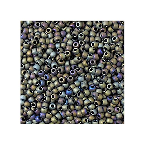 5g TOHO Rocailles 15/0, matte Farbe Iris braun (# 614) (TOHO seed beads 15/0, Matte Color Iris Brown (#614)) Japanishe Glas Rund Perlen von Generic