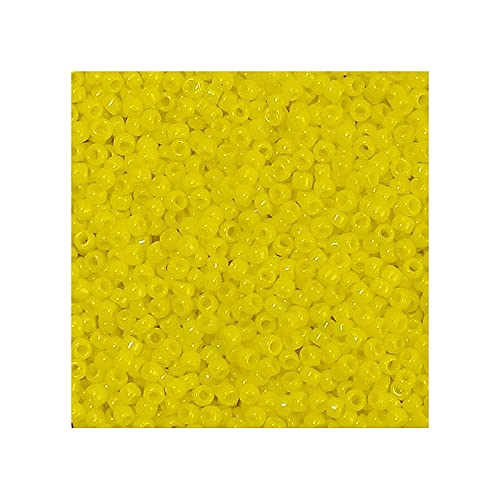 5g TOHO Rocailles 15/0, opake Löwenzahn (# 42) (TOHO seed beads 15/0, Opaque Dandelion (#42)) Japanishe Glas Rund Perlen von Generic