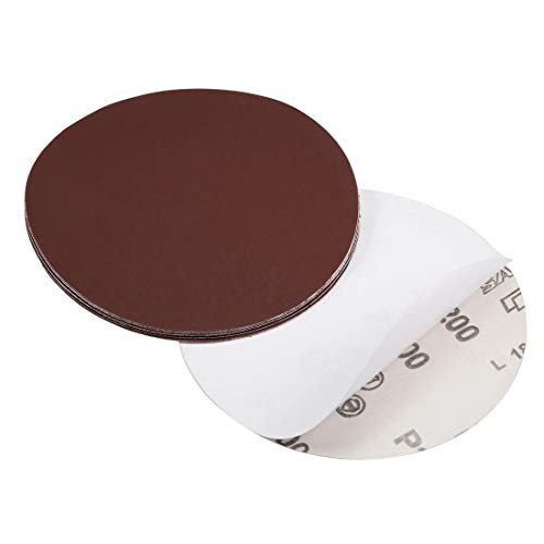 6-Zoll-PSA-Schleifscheiben, Körnung 1200, selbstklebendes Aluminiumoxid-Schleifpapier für Exzenterschleifer, Holz, Metall, automatisches Trockenpolieren, 10 Stück von Generic