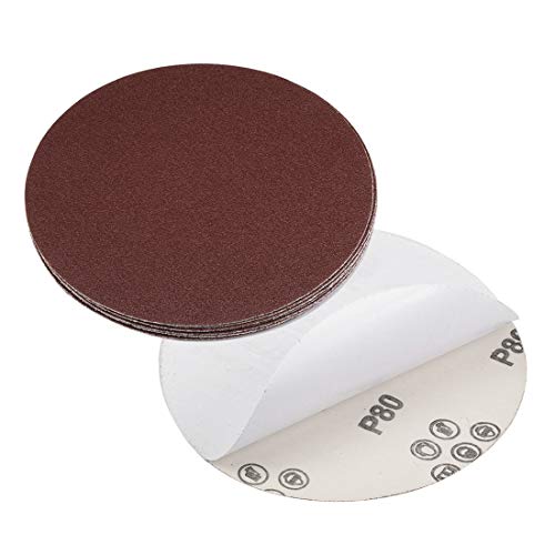 6-Zoll-PSA-Schleifscheiben, Körnung 80, selbstklebendes Aluminiumoxid-Schleifpapier für Exzenterschleifer, Holz, Metall, automatisches Trockenpolieren, 10 Stück 6-Zoll-PSA-Schleifscheiben, Körnung 80, selbstklebendes Aluminiumoxid-Schleifpapier für Exzenterschleifer, Holz, Metall, automatisches Trockenpolieren, 10 Stück von Generic
