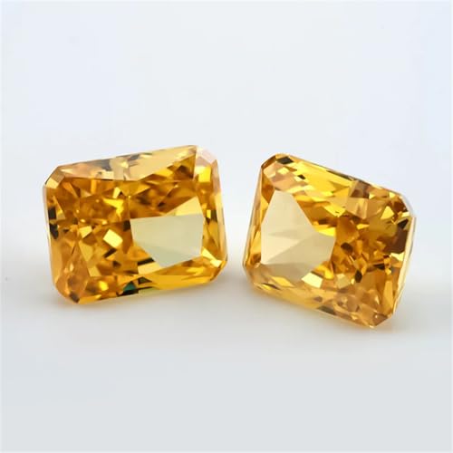 6 x 8-7 x 9 mm, Oktangle strahlender, zerkleinerter Eisschliff, loser Zirkonia-Stein, 5A, synthetische Edelsteine, Nr. 07, Dunkelgelb, 7 x 9 mm, 10 Stück 6 x 8-7 x 9 mm, Oktangle strahlender, zerkleinerter Eisschliff, loser Zirkonia-Stein, 5A, synthetische Edelsteine, Nr. 07, Dunkelgelb, 7 x 9 mm, 10 Stück von Generic