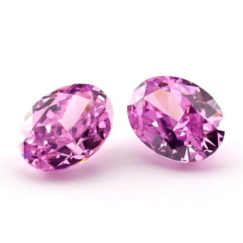 6 x 8 mm ovaler zerkleinerter Eisschliff, loser Zirkonia-Stein, 5A Zirkonia, synthetische Edelsteine für die Schmuckherstellung, Nr. 04, Rosenrot, 6 x 8 mm, 20 Stück 6 x 8 mm ovaler zerkleinerter Eisschliff, loser Zirkonia-Stein, 5A Zirkonia, synthetische Edelsteine für die Schmuckherstellung, Nr. 04, Rosenrot, 6 x 8 mm, 20 Stück von Generic
