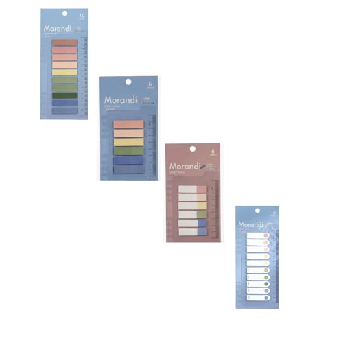 640 Stück Etiketten Selbstklebend, 20 Blätter jeder Farbe, mit Skala, Aufkleber zum Beschriften, Klebeetiketten, Beschriftungsetiketten, Sticker, Beschriftung, Labels, Etikett, Lesezeichen (Mix) von Generic