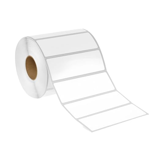 7,6 x 2,5 cm selbstklebende Thermodirekt-Etiketten, perforierte Barcode-Versandadressetiketten, 2000 Stück/Rolle, kompatibel mit Zebra, Rollo und anderen Desktop-Druckern von Generic
