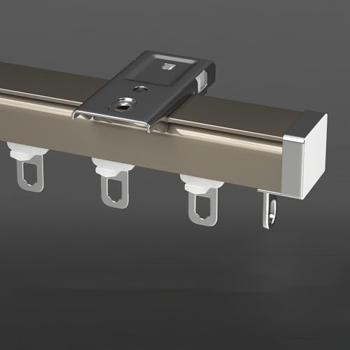 70cm-600cm Gardinenschiene Aluminium Deckenschiene, Mit Mehrfachrolle Und Zubehör, Vorhangschiene Für Wohnzimmer, Schlafzimmer, Büro(18.0FT/550CM) von Generic