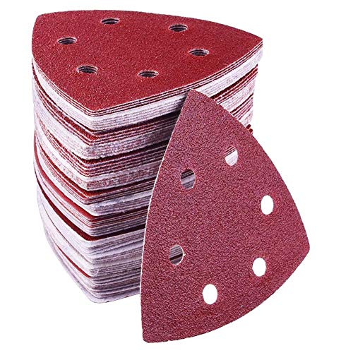 72 Stück Schleifpapier Dreieckschleifer, 90x90x90 mm Deltaschleifer Schleifpapier Klett 6 Löche Schleifpapier Multischleifer, 40 60 80 120 180 240 Körnung, für Schleifen Polieren Schleifmaus 72 Stück Schleifpapier Dreieckschleifer, 90x90x90 mm Deltaschleifer Schleifpapier Klett 6 Löche Schleifpapier Multischleifer, 40 60 80 120 180 240 Körnung, für Schleifen Polieren Schleifmaus von Generic