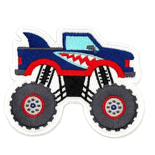 8,9 cm Monster Truck Bügelbild – bestickter Monster Hot Fall Truck Jam Car Out Cars Racing Wheels Applikationen zum Aufbügeln oder Aufnähen für Löcher, Kleidung, Jeans, Hut, Rucksäcke, Kleidung 8,9 cm Monster Truck Bügelbild – bestickter Monster Hot Fall Truck Jam Car Out Cars Racing Wheels Applikationen zum Aufbügeln oder Aufnähen für Löcher, Kleidung, Jeans, Hut, Rucksäcke, Kleidung von Generic