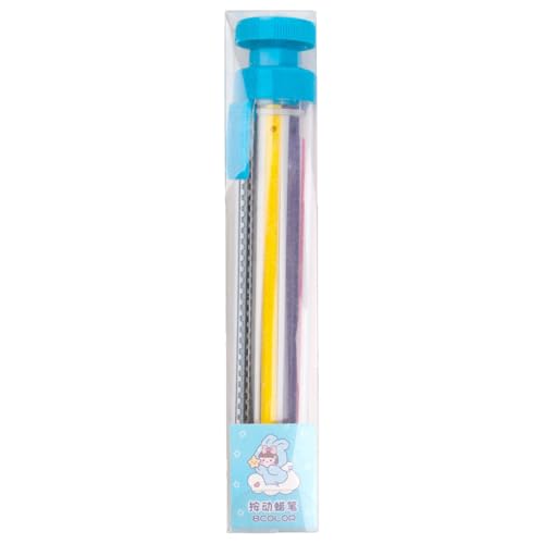 8 in 1 Bleistift - Mehrfarbige einziehbare Bleistifte für 8 transparente Fässer, Buntstifte zum Malen und Zeichnen, einziehbare Stifte für Pastell-Ölfass 8 in 1 Bleistift - Mehrfarbige einziehbare Bleistifte für 8 transparente Fässer, Buntstifte zum Malen und Zeichnen, einziehbare Stifte für Pastell-Ölfass von Generic