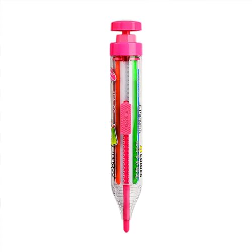 8-in-1 Buntstifte, 8-in-1, Pastellfarben, tragbar, 8 Farben, einziehbare Buntstifte, Presskreide für Kinder, von Generic