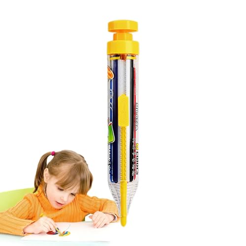 8-in-1 Buntstifte, rotierende 8-in-1 Buntstifte, tragbare 8-farbige einziehbare Buntstifte, Presskreide für Kinder, Jungen 8-in-1 Buntstifte, rotierende 8-in-1 Buntstifte, tragbare 8-farbige einziehbare Buntstifte, Presskreide für Kinder, Jungen von Generic