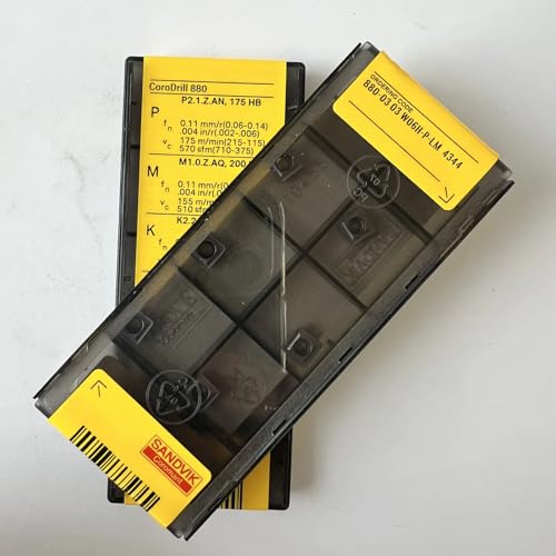 880-0303W06H-P-LM 4344/CNC-Drehmaschine Hartmetall-Klingenwerkzeug, 10 Stück 880-0303W06H-P-LM 4344/CNC-Drehmaschine Hartmetall-Klingenwerkzeug, 10 Stück von Generic